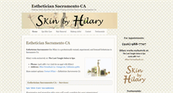 Desktop Screenshot of estheticiansacramentoca.com